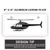 2" X 4" Aluminum License Plate  Thumbnail
