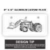 2" X 4" Aluminum License Plate  Thumbnail