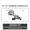 2" X 4" Aluminum License Plate  Thumbnail