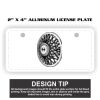 2" X 4" Aluminum License Plate  Thumbnail