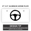 2" X 4" Aluminum License Plate  Thumbnail