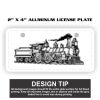 2" X 4" Aluminum License Plate  Thumbnail