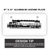 2" X 4" Aluminum License Plate  Thumbnail