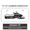 2" X 4" Aluminum License Plate  Thumbnail