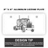 2" X 4" Aluminum License Plate  Thumbnail