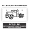 2" X 4" Aluminum License Plate  Thumbnail