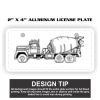 2" X 4" Aluminum License Plate  Thumbnail