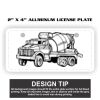 2" X 4" Aluminum License Plate  Thumbnail