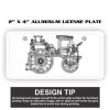 2" X 4" Aluminum License Plate  Thumbnail