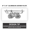 2" X 4" Aluminum License Plate  Thumbnail