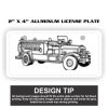 2" X 4" Aluminum License Plate  Thumbnail