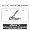 2" X 4" Aluminum License Plate  Thumbnail