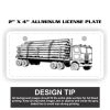 2" X 4" Aluminum License Plate  Thumbnail