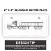 2" X 4" Aluminum License Plate  Thumbnail