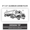 2" X 4" Aluminum License Plate  Thumbnail