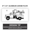 2" X 4" Aluminum License Plate  Thumbnail