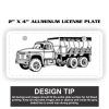 2" X 4" Aluminum License Plate  Thumbnail