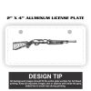 2" X 4" Aluminum License Plate  Thumbnail