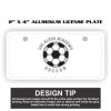2" X 4" Aluminum License Plate  Thumbnail