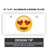 2" X 4" Aluminum License Plate  Thumbnail