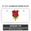 2" X 4" Aluminum License Plate  Thumbnail