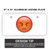2" X 4" Aluminum License Plate  Thumbnail