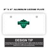 2" X 4" Aluminum License Plate  Thumbnail