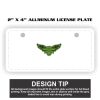 2" X 4" Aluminum License Plate  Thumbnail
