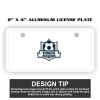 2" X 4" Aluminum License Plate  Thumbnail