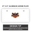 2" X 4" Aluminum License Plate  Thumbnail