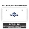 2" X 4" Aluminum License Plate  Thumbnail