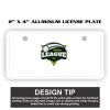 2" X 4" Aluminum License Plate  Thumbnail