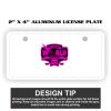 2" X 4" Aluminum License Plate  Thumbnail