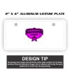 2" X 4" Aluminum License Plate  Thumbnail