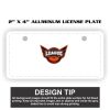 2" X 4" Aluminum License Plate  Thumbnail
