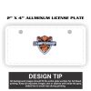 2" X 4" Aluminum License Plate  Thumbnail