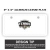 2" X 4" Aluminum License Plate  Thumbnail