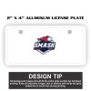 2" X 4" Aluminum License Plate  Thumbnail