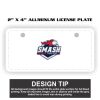 2" X 4" Aluminum License Plate  Thumbnail