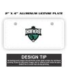 2" X 4" Aluminum License Plate  Thumbnail