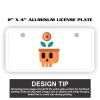 2" X 4" Aluminum License Plate  Thumbnail