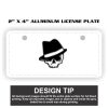 2" X 4" Aluminum License Plate  Thumbnail