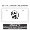 2" X 4" Aluminum License Plate  Thumbnail