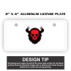2" X 4" Aluminum License Plate  Thumbnail
