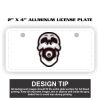2" X 4" Aluminum License Plate  Thumbnail
