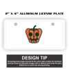 2" X 4" Aluminum License Plate  Thumbnail