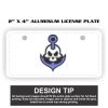 2" X 4" Aluminum License Plate  Thumbnail