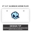 2" X 4" Aluminum License Plate  Thumbnail