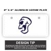 2" X 4" Aluminum License Plate  Thumbnail
