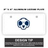 2" X 4" Aluminum License Plate  Thumbnail